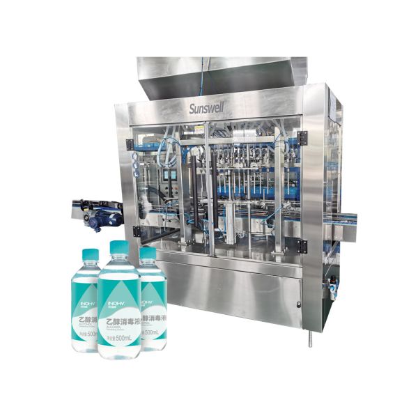 Quality 500ml Alcohol Santizer Filling Capping Bottling  Machine for sale