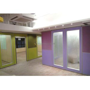 Buy cheap 85mm Thickness Function Hall Partition Flexible Partition Wall  Flameproof product