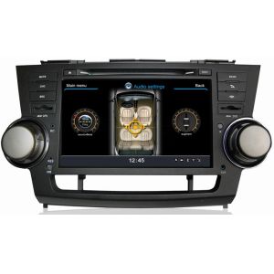 Buy cheap Ouchuangbo S100 platform Toyota Highlander DVD GPS stereo with phonebook SD 1G CPU video player OCB-035 from wholesalers