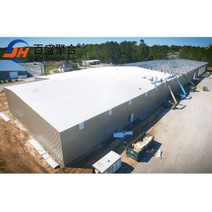 China Light Steel Structure Prefabricated Warehouse Building With C.Z Shape Steel Channel Purlin on sale