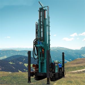 280m Hydraulic Crawler Type Deep Water Well Drilling Rig Borehole Machine Mine