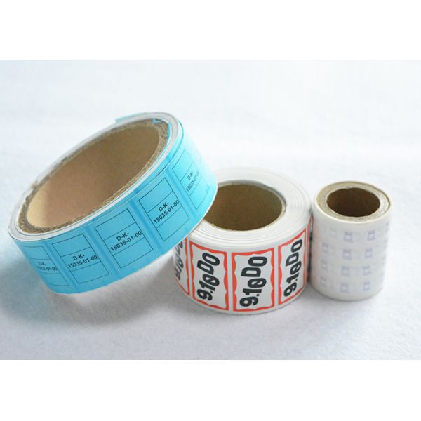 Destructible Vinyl Eggshell Sticker Printing , Colorful Holographic Vinyl