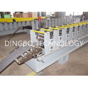 Shelf Rack Upright Forming Machine With Hydraulic Punching Galvanized Steel 1.2