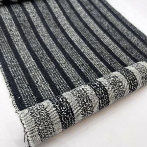 FCL Jacquard Denim Fabric Stretch Jeans Fabric Weaving Stripe Design