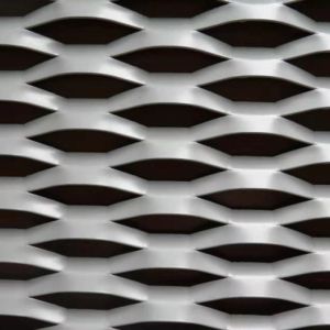 Iso Certificate Expanded Wire Mesh Aluminum Expanded Diamond Mesh Facade