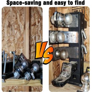 Buy cheap Metal Hitch Wall Mount for Bicycle Cargo Trailer Receiver Hook Base-9 Hitch Storage from wholesalers