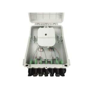 Buy cheap 24Cores IP65 FTTH Wall-Mounted/Pole-Mounted Fiber Optic Distribution Box PC ABS Material from wholesalers
