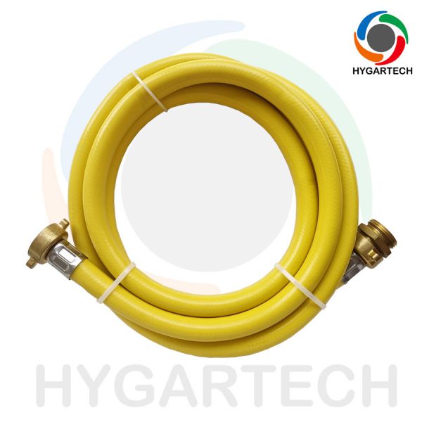 Quality Fiber Reinforced PVC Hose W/ Brass Fitting Connectors for sale