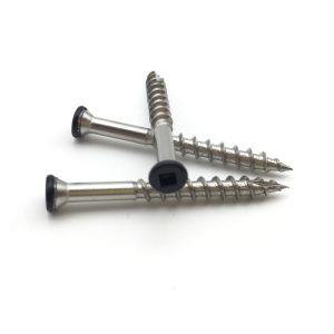 Buy cheap 304 A2 Square Drive Colorful Painted Flat Trim Head Stainless Steel Deck Screw from wholesalers