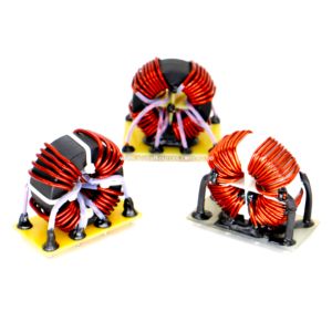 Customized Four Phase Common Mode Power Line Choke Coils, V/H Types, IKP Factory