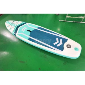 375lbs Inflatable Stand Up Paddle Board Green And White Color