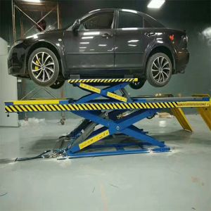 Buy cheap 4000kg Wheel alignment scissors lift with 4.5M platform with CE from wholesalers