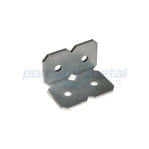 Buy cheap ISO Approved Construction Hardware , 25mm Building Framing Hardware Angle Brackets from wholesalers