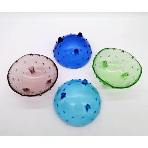 Buy cheap Unique 3 Feet Glass Charger Plates For Fruit And Dessert from wholesalers