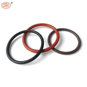 NBR 90 Shore AEM Pump Rubber Seal O Ring Customized Color EPDM FKM Elastomer