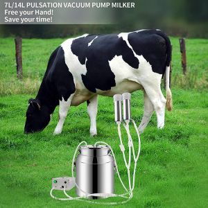 Buy cheap 7L 14L Pulsation Vacuum Pump Milker SS Goat Milking Machines from wholesalers