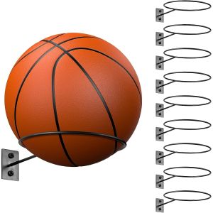 Buy cheap Basketball Wall Mounted Universal Ball Rack Holder for Display Storage Organizer from wholesalers