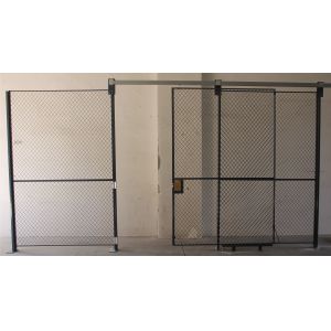 Buy cheap Full Height Wire Mesh Partition Panels Metal Mesh Security Door For Inventory System from wholesalers