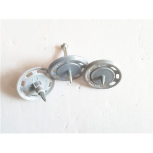 0.300" Insulation Fixing Drive Pins With Plastic Washers For Pneumatic Stapler