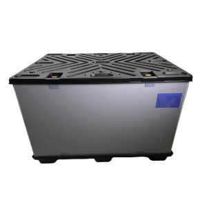 Buy cheap 1600x1145x1067mm Sleeve Packaging With Pallet Stacking Plastic Shipping Containers from wholesalers