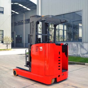 Buy cheap Stand On Electric Reach Forklift 1.5t With AC Motor Power from wholesalers