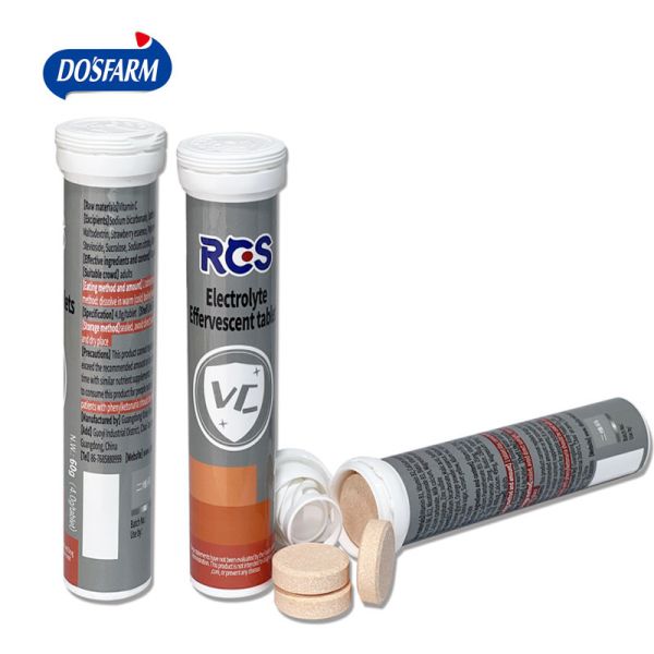 Buy cheap Electrolyte Effervescent Customizable Tablets With Vitamin C from wholesalers