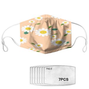 Buy cheap Dustproof Adjustable EarLoop Decorative Cloth Face Mask from wholesalers