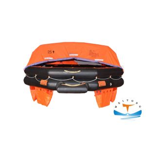 Buy cheap Throw Overboard 25 Man Life Raft , Inflatable Life Saving Raft LSA Standard from wholesalers