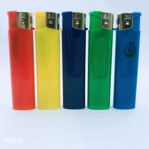 BBQ Print Logo and Black Cap Disposable Electronic Cigarette Lighter Model NO.