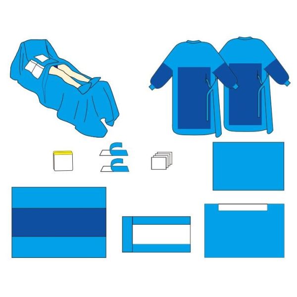 Buy cheap Sterile Surgical Packs Non-Woven Fabric 1000 Pieces MOQ from wholesalers