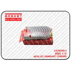 Buy cheap Isuzu 4JB1 NHR NKR Standard Crankshaft Metal Set 8973879653 8-97387965-3 from wholesalers