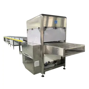 Buy cheap Large Capacity Stainless Steel Chocolate Coating Machine With PLC Control System from wholesalers
