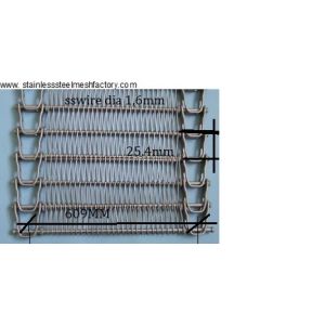 Buy cheap SS304 Spiral Conveyor Belt, Wire Diameter: 1.6mm, 25cm Rod Pitch, 24Inch Wide from wholesalers