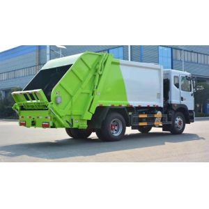 Buy cheap Manual Transmission 10cbm Waste Collection Garbage Compactor Truck for Garbage Can Cleaning and Compression at Affordable from wholesalers