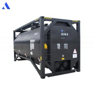 Buy cheap UN T3 Fire Heating 20ft Bitumen ISO Tank Container with CSC Certificate and 16MnDR Vessel Material from wholesalers