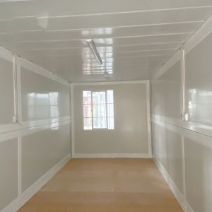 Fireproof Prefab Modular Office Building Prefabricated Container Rock Wool Layer