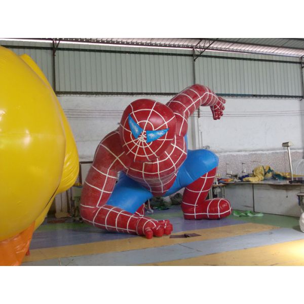 Excellent Waterproof Inflatable Advertising Products Cartoon Spiderman