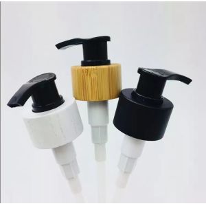 Buy cheap 24 / 28mm Cosmetic Lotion Soap Dispenser Pump Real Wood Bamboo from wholesalers