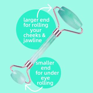 Quartz Face Jade Roller Logo Customized Face Massage Stone Roller