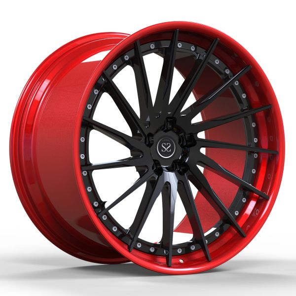 Quality Heavy Duty Ferrari F8 Custom Forged Wheels 2 Piece 22 Inch for sale
