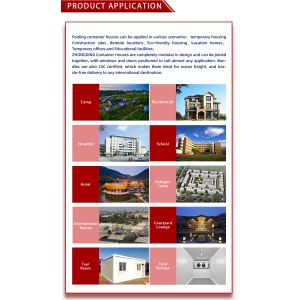 Foldable Container Home Modern Design Style and OEM/ODM YES with One Bedroom