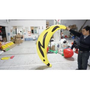Buy cheap 1.2m long Fruit Shaped Balloons , Digital Printing Inflatable Banana from wholesalers