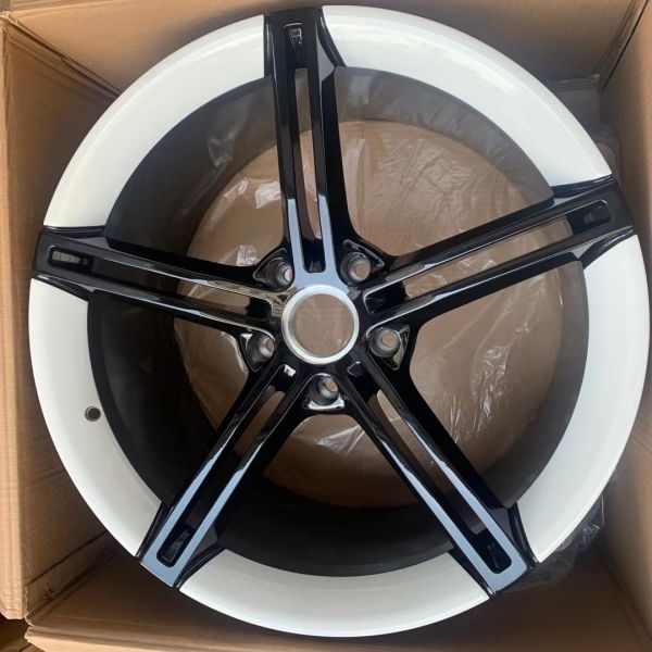 Quality Original 21 Inch 5-Double-Spokes Forged Alloy Wheels Rims For Porsche Tayacan for sale