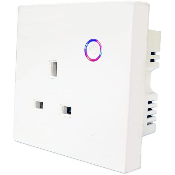Buy cheap Bs ROHS Uk Smart Tuya 3pin 13a Plug Socket Supports Electric Quantity Statistics Function Compatible from wholesalers