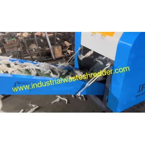 Buy cheap 800C Small Plastic Film Cutting Machine 7.5KW Cuting Motor Color Logo Customized, movable PP yarns cutter with sharpener ,pet film rolls crusher machine from wholesalers