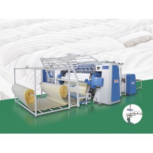 Buy cheap Automatic Stop Shuttleless Industrial Quilting Machine High Speed 1200rpm from wholesalers