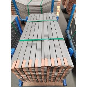 Buy cheap Explosion Bonded Titanium Copper Plate Titanium Clad Copper Square Rod from wholesalers