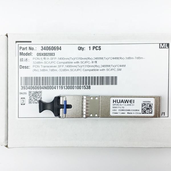Quality 34060694 HUAWEI OSX002003 SSX1T1LTD PON Transceiver,SFP for sale