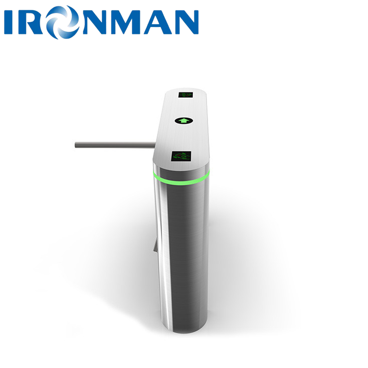 Buy cheap Black Paint Base 304 Stainless Steel Vertical Tripod Turnstile with Face Recognition for Pedestrian Gate from wholesalers