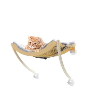 Buy cheap Cat Hammock Hanging Cat Nest Winter Sunbathing Suction Cup Hammock from wholesalers